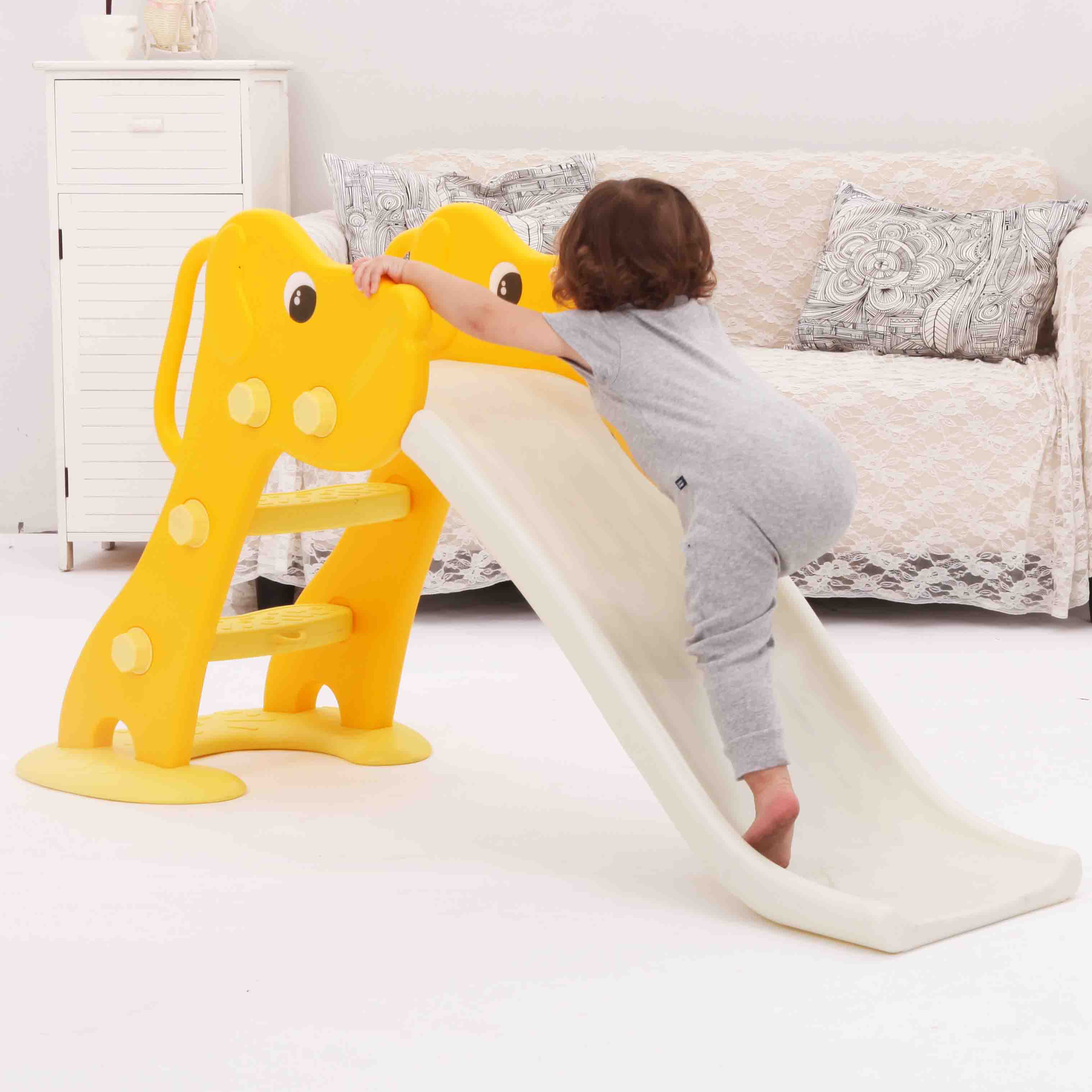 Educational Dog Toddler Slide, Motor Skills Development Kids Slide, Indoor Play Toy for Early Learning